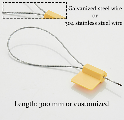 QR code and bar code cable seal with rust proof wire (yistrength).jpg