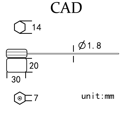 the CAD of QR code and bar code security seal (yistrength).jpg